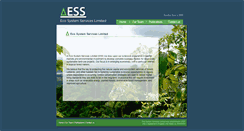 Desktop Screenshot of ecosystemservices.co.uk