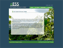 Tablet Screenshot of ecosystemservices.co.uk